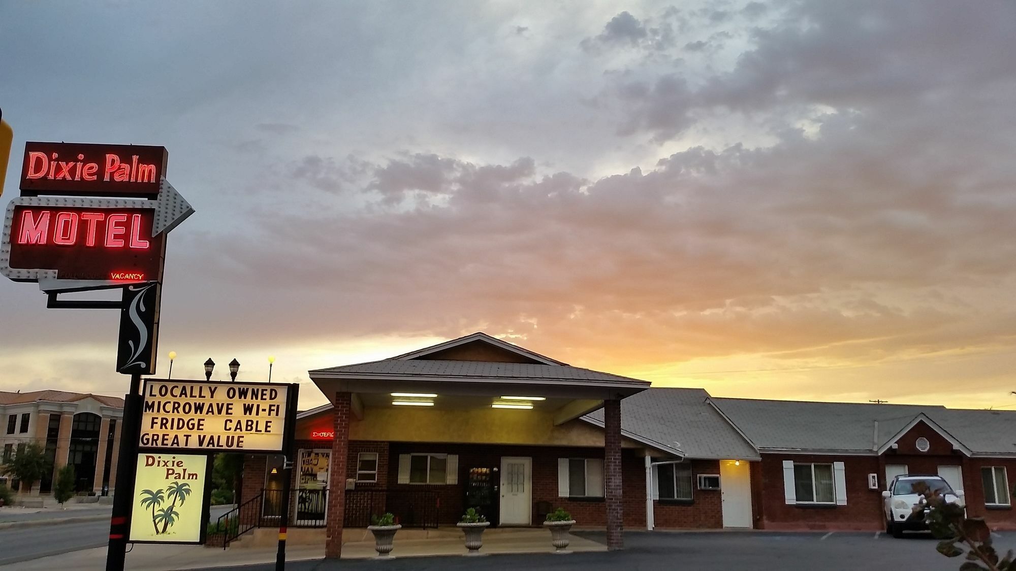 Dixie Palm Motel St. George Exteriör bild
